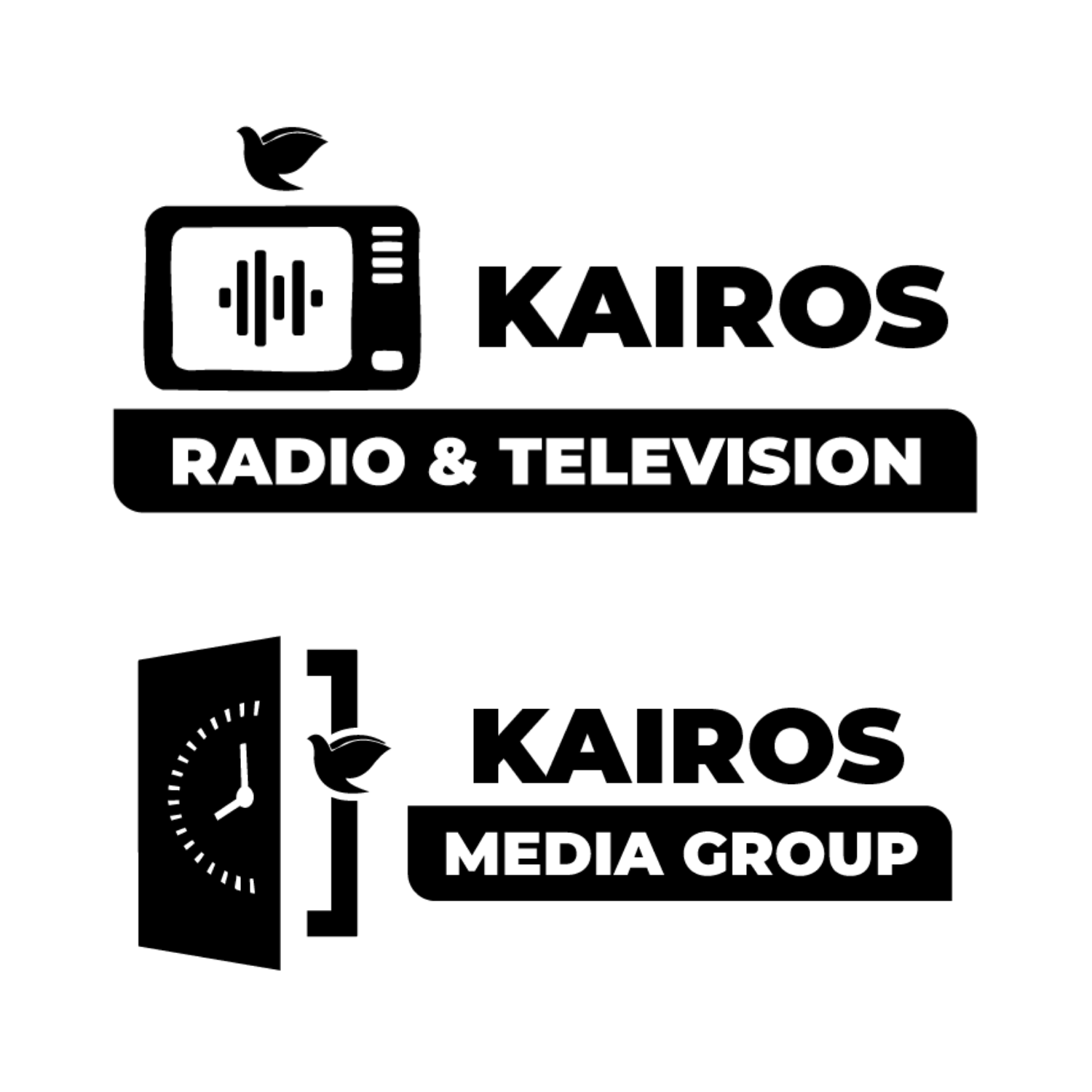 Kairos Media Group and Kairos Radio and Television logos